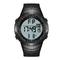 Interchangeable Alloy Bezel Lcd Display Watch With Stainless Steel Buckle