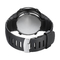 Interchangeable Bezel Silicone Sports Watch , Backlight Lcd Digital Watch