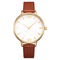 Roman Number Dial Leather Strap Quartz Watch Japan movement Wrist Watch Manufacturers
